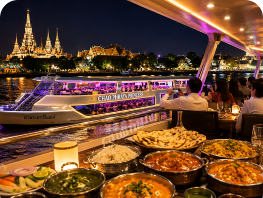 _ CHAO PHRAYA PRINCESS CRUISE T31Indian Food – Tourist