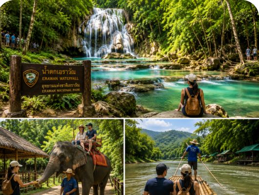 Erawan & Elephant Ride and Bath