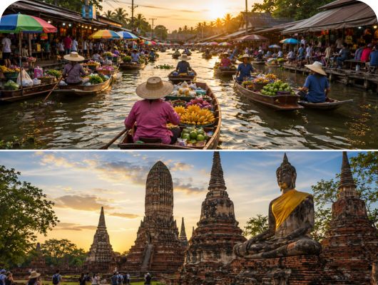 Floating Market & Ayutthaya