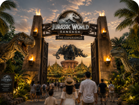 Jurassic world Entrance Ticket - All Day (4PM-9PM)
