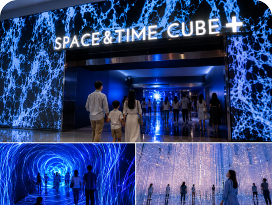 _ SPACE & TIME CUBE Entrance Ticket Main Hall + Rail Cinema