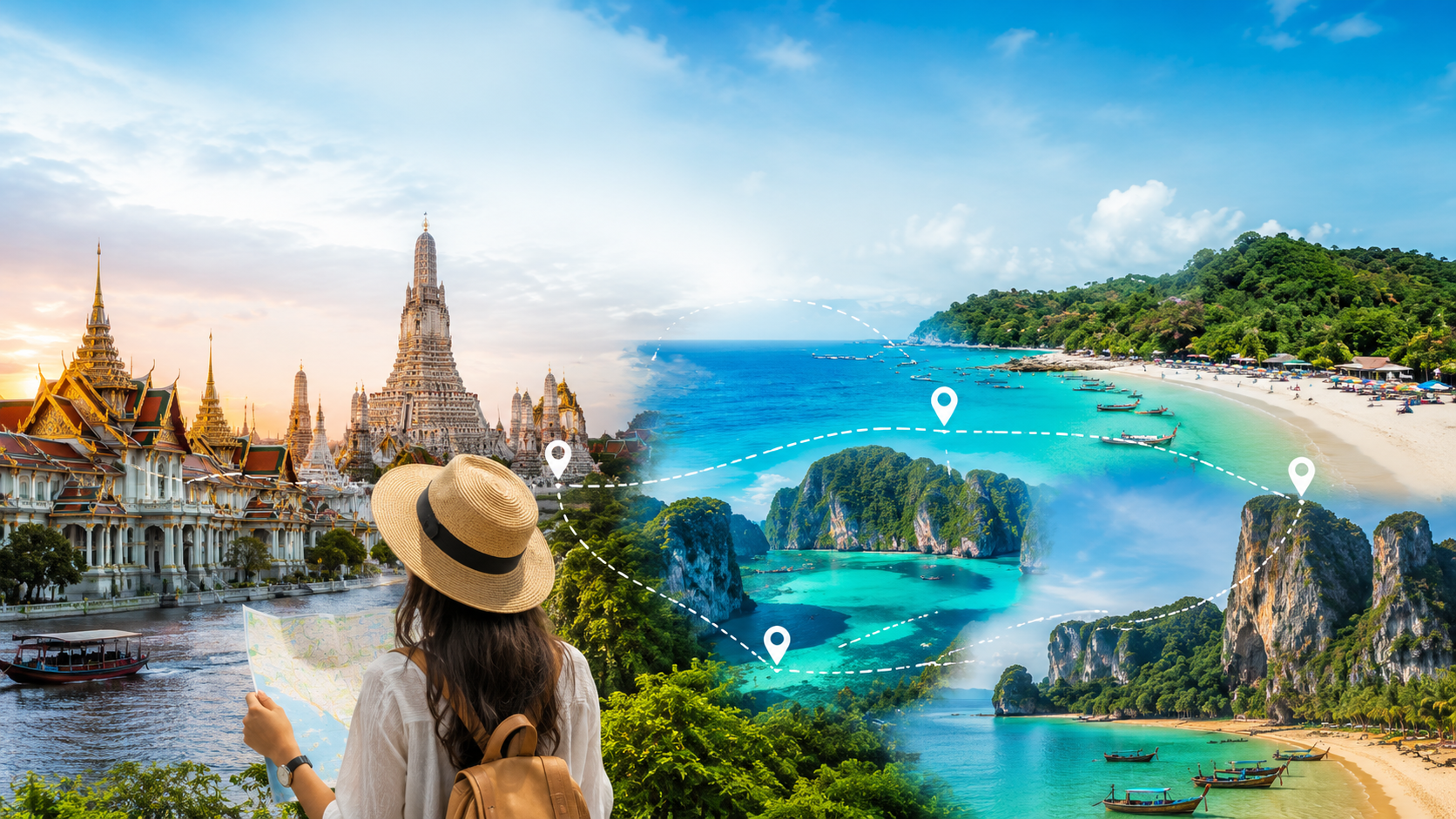 How many days do you need in Thailand featuring Bangkok, Pattaya, Phuket, and Krabi with a 5, 7, and 10-day Thailand itinerary overview.